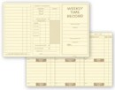 220 Weekly Time Record, pocket size