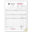 6574 Electrical Work Order personalized with business information!