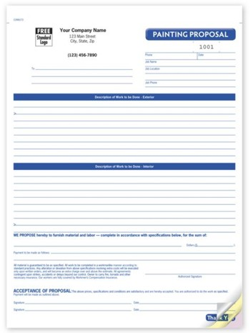 CON6573 Painting Proposal personalized with your business information