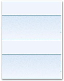 DL2V836 Laser 2-up Blank Voucher Check